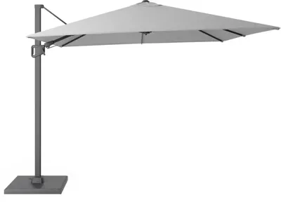 Zweefparasol arizona t2 300x300cm lichtgrijs