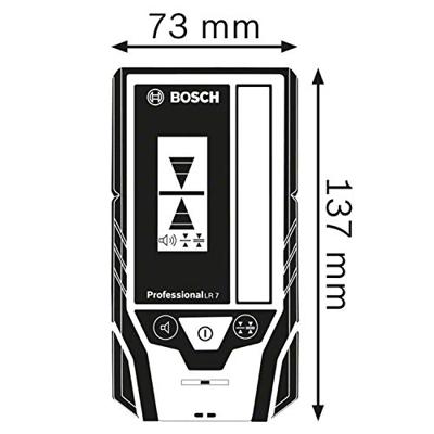 Bosch Professional 0601069J00 Laserontvanger voor lijnlaser Groene laser Geschikt voor Bosch