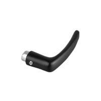 Ivana gatdeel deurkruk 101 - rechts - mat zwart - thumbnail