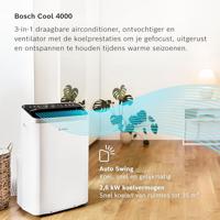 Bosch Cool 4000 Monoblock airco Energielabel: A+ (A+++ - D) 2.6 kW 88 m³ Wit - thumbnail
