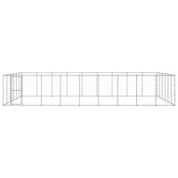 Hondenkennel 65,34 m² gegalvaniseerd staal - thumbnail