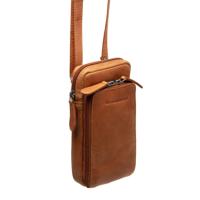 The Chesterfield Brand Valdes - Leren telefoontasje - Cognac - thumbnail