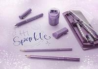 Faber Castell Potlood Jumbo Grip - Sparkle violet metallic - thumbnail
