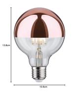Paulmann 28674 LED-lamp Energielabel F (A - G) E27 Globe 6.5 W = 48 W Warmwit (Ø x h) 95 mm x 138 mm 1 stuk(s) - thumbnail