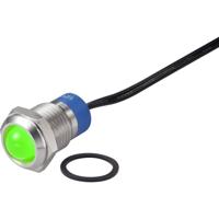 TRU COMPONENTS TC-7495228 LED-lamp Groen 12 V DC/AC - thumbnail