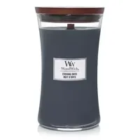 WoodWick large candle evening onyx - thumbnail