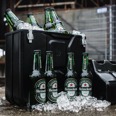 Jerrycan Giftbox 20L - Zwart - Unieke Opbergdoos - Stoere Stalen Jerrycan - Multifunctioneel Cadeau - Originele Opberger