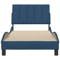 Bedframe zonder matras "Hanko" 90x200 cm stof blauw - thumbnail