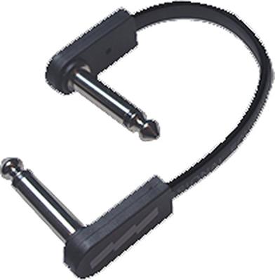 EBS PCF-DL10 Deluxe Flat patchkabel mono-jack haaks 10 cm EBS PCF-DL10 Deluxe Flat patchkabel mono-jack haaks 10 cm