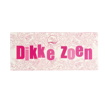 Voor Jou! Wensreep dikke zoen boeket 70 Gram