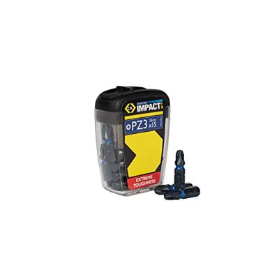 C.K Blue Steel T4560 PZ3D15 Kruis-bit 15-delig Kruiskop Pozidriv C.K Blue Steel T4560 PZ3D15 Kruis-bit 15-delig Kruiskop Pozidriv