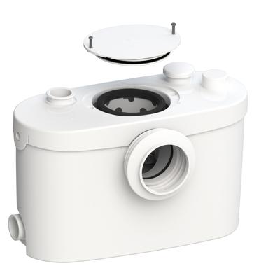 Sanibroyeur Sanipro fecalienvermaler Sanipro Silence voor WC, wastafel of fontein bidet en of douche 413x180x263mm inlaatzijde 1xDN100+3xDN40 wit Sanibroyeur Sanipro fecalienvermaler Sanipro Silence voor WC, wastafel of fontein bidet en of douche 413x180x263mm inlaatzijde 1xDN100+3xDN40 wit