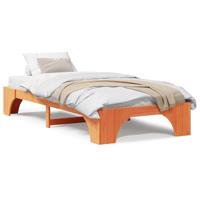 Bedframe Wasbruin 100 x 200 cm Massief grenenhout - thumbnail