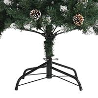 Kunstkerstboom met standaard 210 cm PVC groen - thumbnail