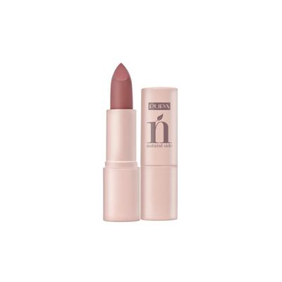 PUPA Natural Side Pure Radiant Colour Lipstick Luminous Rose 4gr