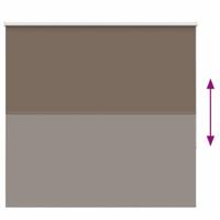 Rolgordijn verduisterend koffie 165x130 cm stofbreedte 161,6 cm - thumbnail