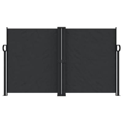 Windscherm uittrekbaar 140x600 cm zwart Windscherm uittrekbaar 140x600 cm zwart
