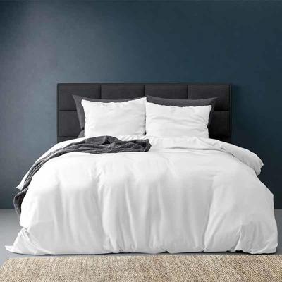 Primaviera Deluxe Egyptisch Katoen Uni Dekbedovertrek Wit 200 x 200/260 cm