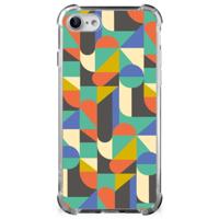 iPhone SE 2022/2020 | iPhone 8/7 Doorzichtige Silicone Hoesje Funky Retro - thumbnail