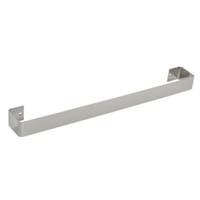 Plieger Cavallino Retto handdoekbeugel RVS max. 2 per radiator 450mm Cavallino Retto dubbel Chroom 4357102 - thumbnail