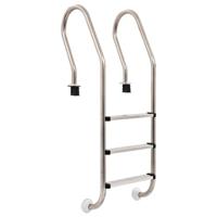 VidaXL Zwembadladder met 3 sporten 120 cm roestvrij staal 304 - thumbnail