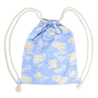 Esschert Design Rugzak Strand 42 Cm Katoen/polyester Blauw Esschert Design Rugzak Strand 42 Cm Katoen/polyester Blauw