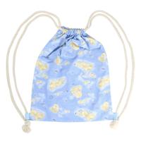 Esschert Design Rugzak Strand 42 Cm Katoen/polyester Blauw - thumbnail