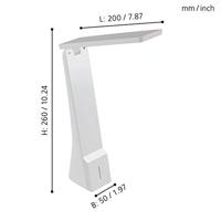 Eglo Led tafellampLa Seca wit - 97044 - thumbnail