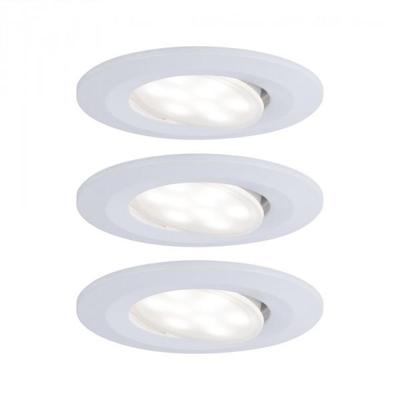Paulmann Calla LED-inbouwlamp voor badkamer Set van 3 stuks 18 W IP65 Wit (mat)