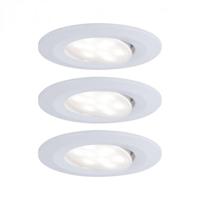 Paulmann Calla LED-inbouwlamp voor badkamer Set van 3 stuks 18 W IP65 Wit (mat) - thumbnail