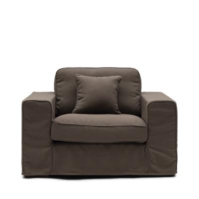Rivièra Maison Loveseat 'Selana' Linen, kleur Taupe