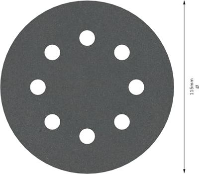 Bosch Accessories Best for Stone 2608605562 Excenterschuurpapier Met klittenband, Geperforeerd Korrelgrootte (num) 400 (Ø) 115 mm 5 stuk(s) - thumbnail