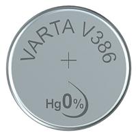 VARTA 14501386 - knoopcelbatterij V386 met 1,5 volt, capaciteit 105 mAh, chemisch systeem zilveroxide, voor elektronische alledaagse apparaten om een optimale energievoorziening te garanderen - thumbnail