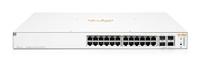 HPE Aruba Instant On 1930 24G Class4 PoE 4SFPSFP+ 195W Switch - Switch - L3 - Beheerd - 24 x 101001000 (PoE) + 4 x 1 Gigabit  10 Gigabit SFP+ - rack-uitvoering - PoE (195 W) - thumbnail