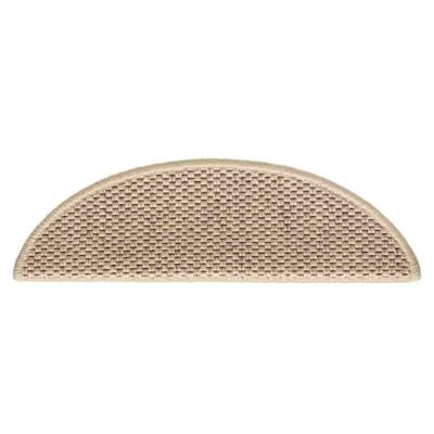 Trapmatten zelfklevend 15 st sisal-look 56x17x3 cm zandkleurig