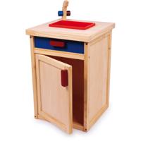 Small Foot keukengootsteen hout 51 cm blauw/rood - thumbnail