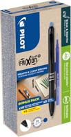 Pilot FriXion Ball Plus roller, medium, blauw, doos van 10 stuks + 10 navullingen - thumbnail