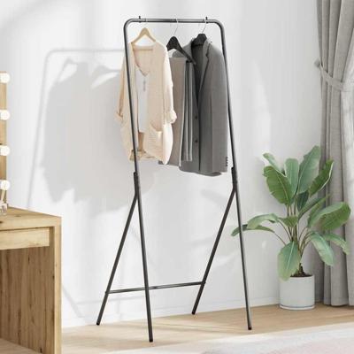 Kledingrek Zwart 60 x 53 x 155 cm Staal