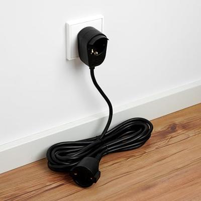 REV 0016150514 Stroom Verlengkabel Zwart 5.00 m H05VV-F 3G 1,5 mm² REV 0016150514 Stroom Verlengkabel Zwart 5.00 m H05VV-F 3G 1,5 mm²