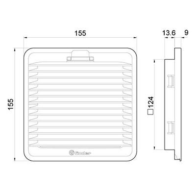 Finder 7F.02.0.000.2000 Uittredingsfilter (b x h) 155 mm x 155 mm Geschikt voor serie (schakelkast): Finder (grootte 3) 1 stuk(s) Finder 7F.02.0.000.2000 Uittredingsfilter (b x h) 155 mm x 155 mm Geschikt voor serie (schakelkast): Finder (grootte 3) 1 stuk(s)