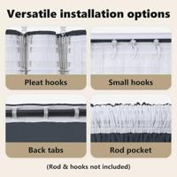 VidaXL Velvet gordijnen 2 pcs zilvergrijs 175 x 140 cm fluweel - thumbnail