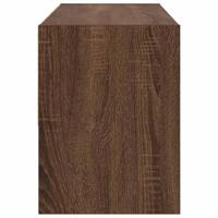 Schoenenrek stapelbaar 89,5x30x40 cm bruin eikenkleur - thumbnail