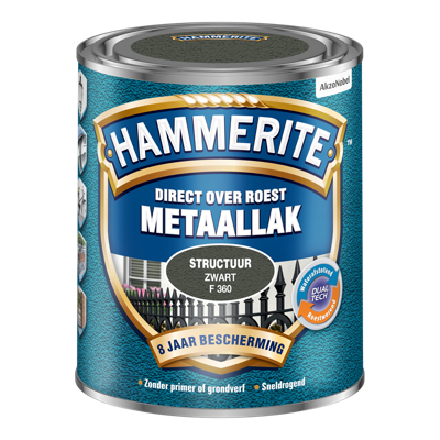 Hammerite Metaallak | Structuur | Zwart | F360 | 750 ml - 5123823