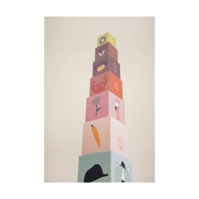 Stapelblokken - TRIXIE meerkleurig