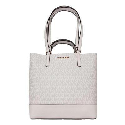 Schoudertas Michael Kors Kelli Wit 30 x 27 x 9 cm Schoudertas Michael Kors Kelli Wit 30 x 27 x 9 cm