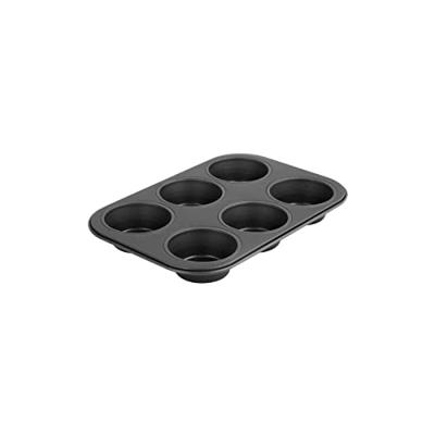 Zenker muffinbakvorm (6) black metallic