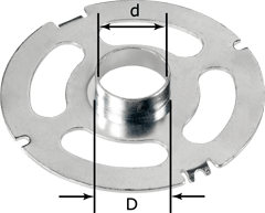 Festool Accessoires KR-D 24,0/OF 2200 Kopieerring | 494623