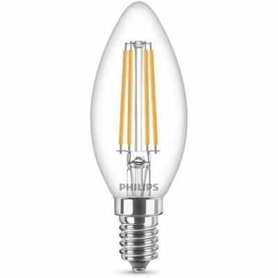 Philips LED 76221600 LED-lamp Energielabel E (A - G) E14 6.5 W = 60 W Koudwit (Ø x l) 3.5 cm x 9.7 cm 1 stuk(s)