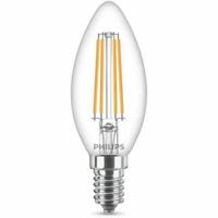 Philips LED 76221600 LED-lamp Energielabel E (A - G) E14 6.5 W = 60 W Koudwit (Ø x l) 3.5 cm x 9.7 cm 1 stuk(s) - thumbnail
