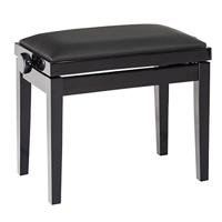 K&M 13840 Zitkussen pianobank leer - thumbnail